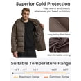 thumbnail image 4 of Chaqueta acolchada de invierno para hombre Coat Wantdo con capucha extraíble, 4 of 7