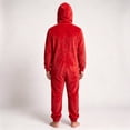 thumbnail image 5 of Halloween Spider Cosplay Flannel Onesie,Soft Fleece Hooded Pajamas Jumpsuit for Theme Party, 5 of 7