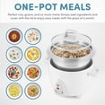 thumbnail image 2 of ® Select Stainless® Rice Cooker, 3-Cup (Uncooked) / 6-Cup (Cooked), Stainless Steel Inner Pot, Small Rice Cooker, Auto Keep Warm, 1.2 Qt, White, ARC-753SG, 2 of 7