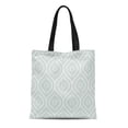 thumbnail image 1 of JSDART Canvas Tote Bag Beautiful Pattern Blue and White Modern Geometric Wavy Color Reusable Shoulder Grocery Shopping Bags Handbag, 1 of 1