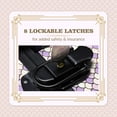thumbnail image 6 of Byootique Cosmetology Case on Wheels 4in1 Professional Makeup Art Deco Tyrian, 6 of 9