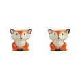 thumbnail image 3 of Wweixi Durable Animal Planter - Lightweight And Portable Succulent Pot Small Ceramic Plant Pot Stylish foxes 2Set, 3 of 6