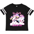 thumbnail image 3 of Inktastic My Aunt Loves Me Unicorn Girls Toddler T-Shirt, 3 of 5