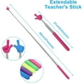 thumbnail image 3 of Retractable Teacher Pointer, 8 Colors Extendable Finger Pointer Stick Hand Pointing Sticks, Student Finger Pointing Tools for Classroom, Reading, 3 of 5