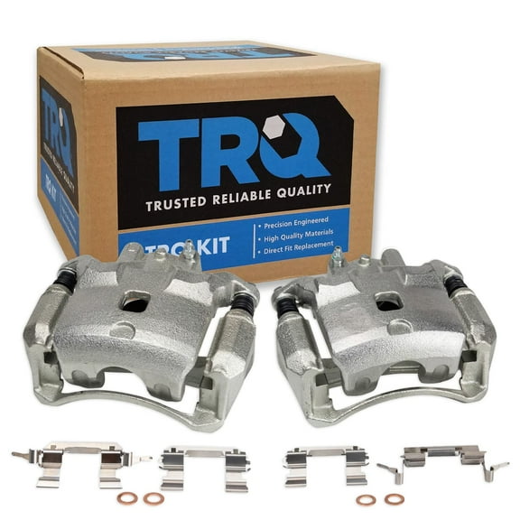 TRQ Front Brake Caliper Set Fits 2007-2019 Nissan Sentra CLA32270
