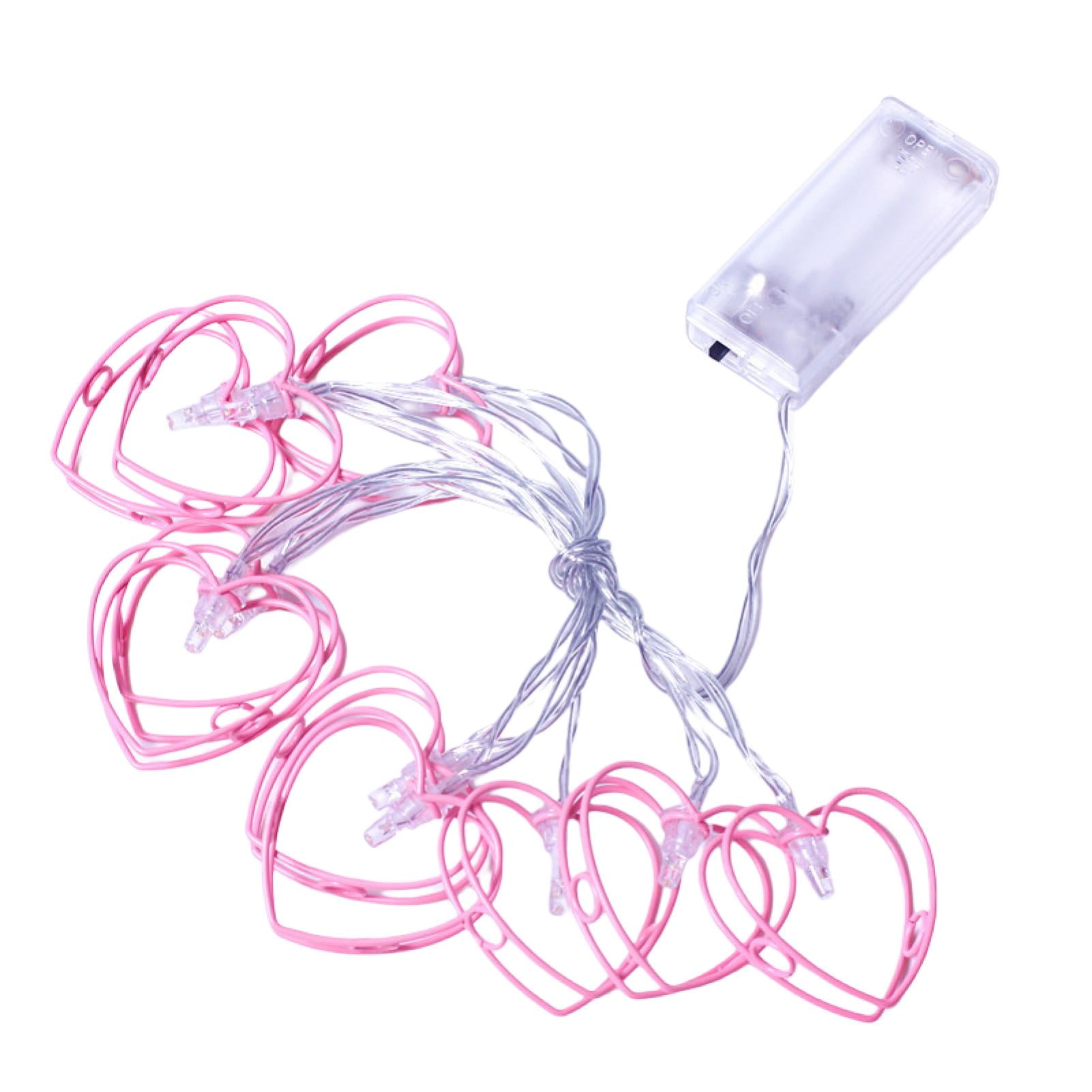 Always-On LED String Love Heart Light, Creative Shape, Battery-Powered ...