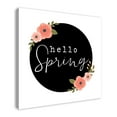 thumbnail image 2 of Creative Products Hello Spring Floral 36x36 Canvas Wall Art, 2 of 5