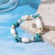 thumbnail image 1 of Nvzi Pulsera de tobillo con forma de tortuga y estrella de mar azul Pulsera de tobillo con forma de tortuga y estrella de mar azul Pulsera de cuerda con forma de tortuga y estrella , azul, 1 of 5
