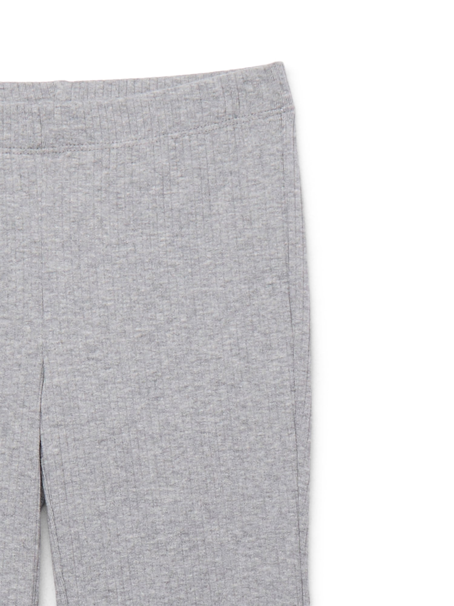 Wonder Nation Girls Rib Knit Top and Flare Leggings Set, 2-Piece, Sizes 4-18 & Plus