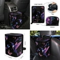 thumbnail image 4 of XYZCANDO Hummingbird Rose Fender Cover Car Coasters Car Cushion Cover Armrest Cover Steering Wheel Cover Lipstick Cover Trash Can Armrest Cover Seat Belt Cover Keychain Interior Decor, 4 of 7