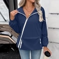 thumbnail image 5 of Sentmoon Light Weight Jacket Windproof Hooded Neck Fall Jackets for Women 2026 Trendy Lined Long Sleeve with Zipper Fall Coats with Pockets for Commuting Work City Walks Weekend Trips, 5 of 9