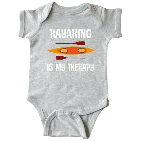 

Inktastic Kayaking Is My Therapy Gift Baby Boy or Baby Girl Bodysuit