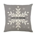 thumbnail image 5 of Christmas Holiday Pillow Cover 18x18 inch Set of 4 Christmas Decorations Farmhouse Winter Holiday Throw Pillowcase for Sofa, Couch, Bed, Car, Home Decor, 5 of 5