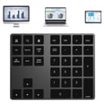 thumbnail image 4 of Teclado numérico portátil Yotijar 34 teclas digital recargable para PC tableta Negro, 4 of 9