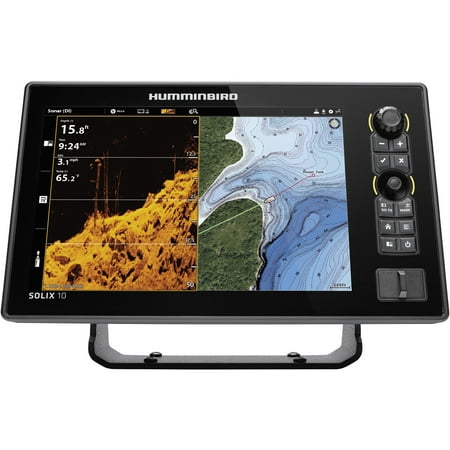 Humminbird 411090-1CHO SOLIX 10 CHIRP Sonar G2 Combo Fishfinder/GPS/Chartplotter with MEGA Down Imaging + & Control Head (No Transducer) & 10.1