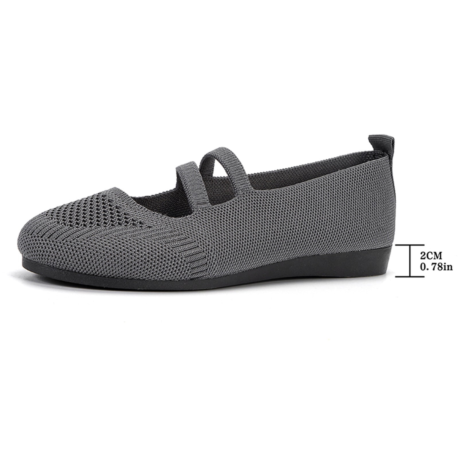 Women Flats,Women's Flats Shoes Round Toe Flats Flats Shoes Women Ballet Flats for Women Dressy Shoes Flats,Grey