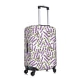 thumbnail image 3 of Uemuo Lavender Flowers Printed Washable Luggage Cover - Fashion Suitcase Protector Fits 18-32 Inch Luggage -, 3 of 9
