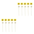 thumbnail image 3 of 5 piezas de seda de anémona artificial Naiovety Amarillo 2Conjunto, 3 of 6