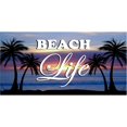 thumbnail image 1 of Beach Life Palm Photo License Plate, 1 of 2