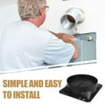 thumbnail image 5 of NICEXMAS Kitchen Range Hood Check Valve ABS Black 1 Set Replacement Part for Homeowners, 5 of 8