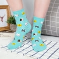 thumbnail image 2 of Loritta 6 Pairs Womens Crew Socks Cute Dog Cat Novelty Animal Cartoon Girl Socks Cotton Gifts, Size 5-9, 2 of 6