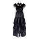 thumbnail image 3 of Disfraces de Halloween 2024 S-XL Vestido de tul de miércoles Disfraz de cosplay de la familia Addams Disfraz de actuación de Halloween estilo punk, 3 of 5
