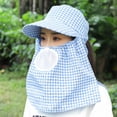 thumbnail image 3 of RUIG Bowing Hat Summer Women's Sun Hat Along The Large Outdoor Tea Plucking Hat Face Visor Visor, 3 of 3
