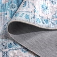 thumbnail image 6 of SAFAVIEH Martha Stewart Norbert Medallion Machine Washable Area Rug, Grey/Turquoise, 4' x 6', 6 of 11