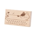 thumbnail image 2 of Sello de goma montado en madera, multifunción, creativo, portátil, para manualidades, álbumes de recortes Estilo F, 2 of 9