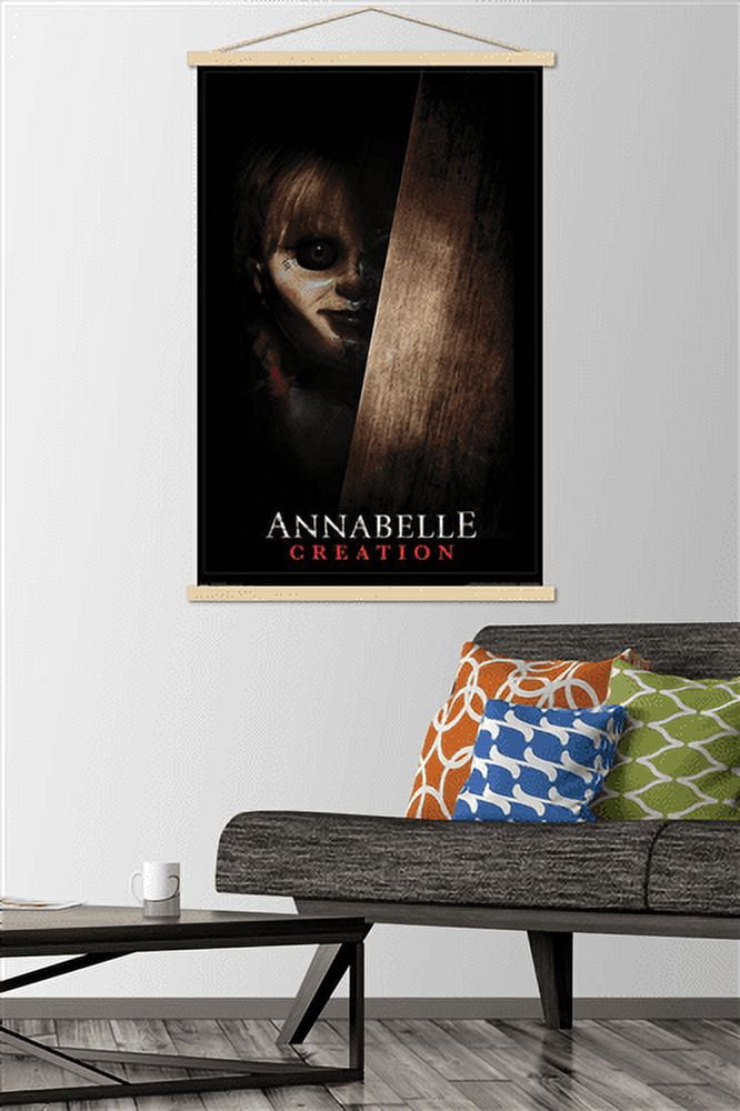 Annabelle - Peek Wall Poster with Wooden Magnetic Frame, 22.375" x 34"