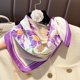 thumbnail image 4 of 2023 Diseño de moda 70X70CM Bufanda de seda cuadrada Banda para el cabello para mujer Chales de satén estampados Pañuelo para el cuello Bandanas para mujer, 4 of 5