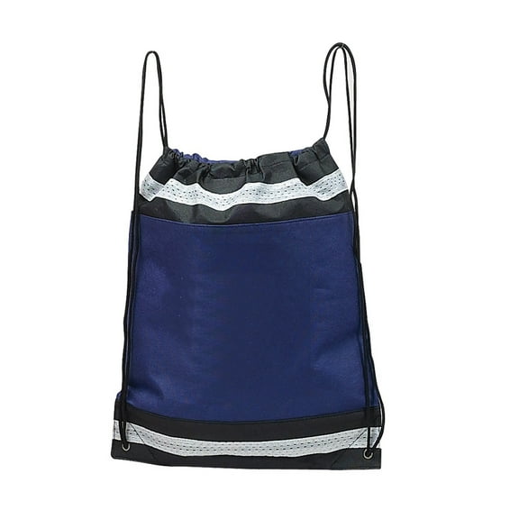 Non-Woven Navy Cinch Drawstring
