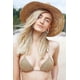 thumbnail image 3 of BR Pendientes de aro con bola de rafia Bohemia Beach: ligeros y elegantes, 3 of 5