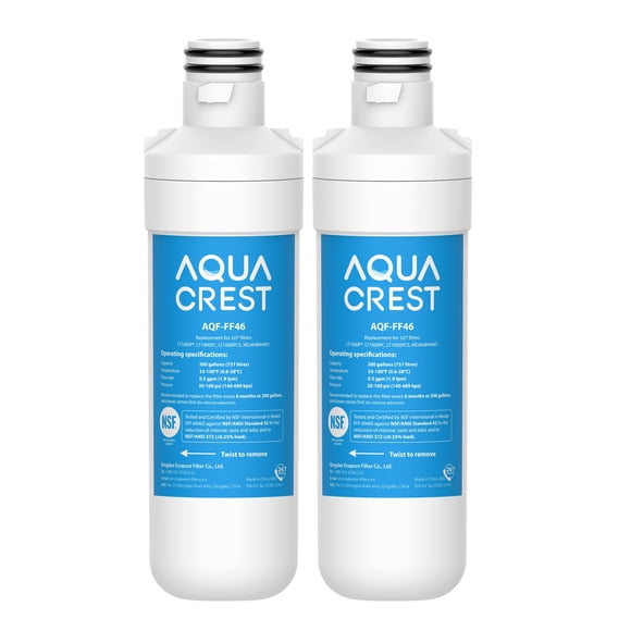 Filtro de agua AQUA CREST LT1000PC ADQ747935 MDJ64844601 x2