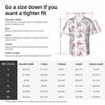 thumbnail image 4 of Picia Rose Flower B Gentle Cotton Regular Fit Short Sleeve Casual Hawaiian Shirt for Men-3X-Large, 4 of 9