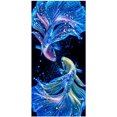 thumbnail image 2 of Cuadros Decorativos Pintura de diamante redondo completo 5D DIY mosaico de peces azules imagen arte de la pared conjuntos de manualidades Ndcxsfigh Nuevos Originales, 2 of 9