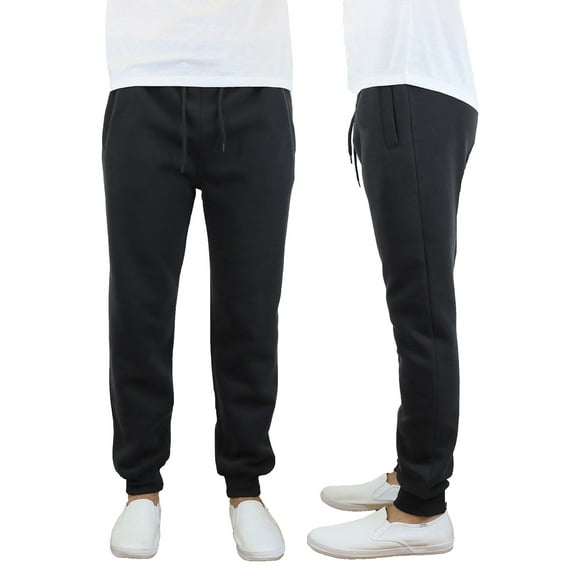 Mens Fleece Jogger Pants Slim Fit