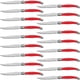 thumbnail image 1 of Juego Cuchillos Especializados LaguioleRed 18 pza 23 cm Carmesí Acero Inoxidable Cuchillo para carne., 1 of 3