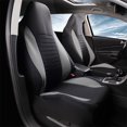 thumbnail image 2 of Front seat cover, bucket integrated front seat protector (gray), 2 of 4