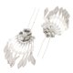 thumbnail image 3 of 1 juego de pendientes colgantes con borlas y peineta de flores chinas antiguas, color blanco, 3 of 9
