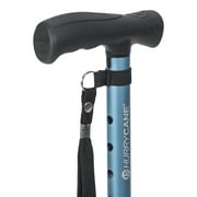 HurryCane Freedom Edition Folding Cane with T Handle, Pastel Blue