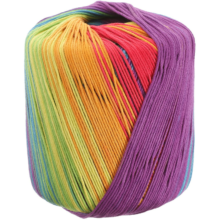  Gradient Color Cotton Wool Rainbow Soft Warm Cotton