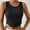 Black, variant on Njoeus Womens Crew Neck Crop Tank Top Summer Basic Ribbed Knit Crop Tops Sleeveless Shirts Casual Blouses