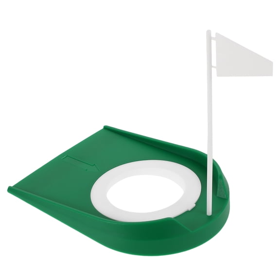 Masteelf Disc Golf Equipment Plastic Golf Putting Hole Cup With Flag Golf Putting Practice Golf Accessory Indoor Putting Mat Golf Practice Putting Disc