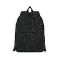 thumbnail image 3 of Balery Black Glitter Vintage Canvas Backpack for Men and Women - Large Capacity, Durable Travel Laptop Bag for School, Work, Hiking, and Outdoor Activities, 3 of 7