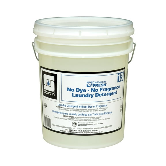 Spartan No Dye No Fragrance Laundry Detergent(5) Clothesline Fresh #13