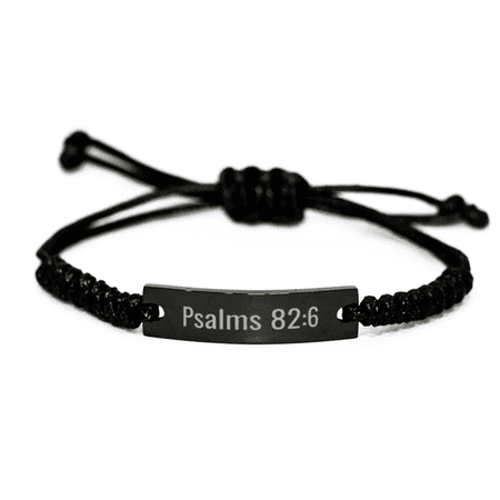 Psalms 82 6 Bracelet Psalms 82:6 Gift Bible Verse Stainless Steel Bracelet Jewelry Psalm