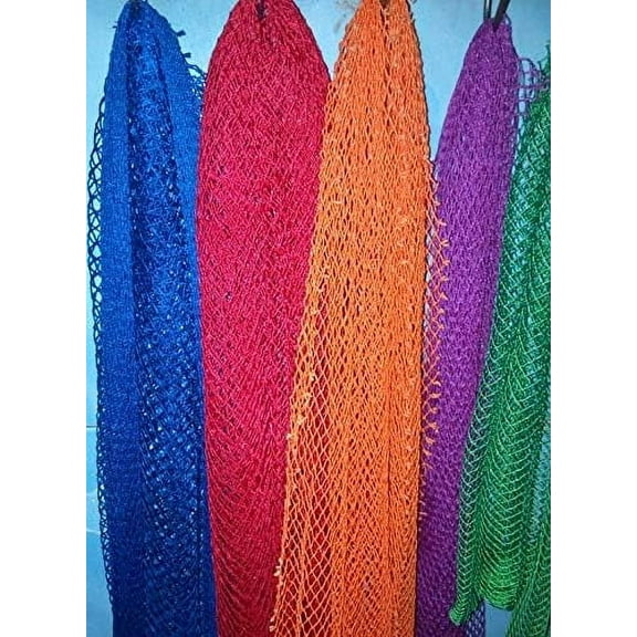 African Net Exfoliating Shower Body Scrubber/Exfoliating Back Scrubber/Skin Smoother/Great for Daily Use - Assorted Colors