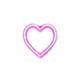 thumbnail image 2 of Luz De Neón De Corazón Led Rosa Neón Luz De Pared Corazón Luces De Neón Lámpara De Corazón Iluminada Para El Hogar Habitación De Los Niños Bar Fiesta Boda Speravity HA022234-00, 2 of 5
