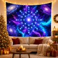 thumbnail image 3 of Moon Stars Cosmic with Fills Complex Luminous Network, Mystical Fantasy for Space Lovers, Galaxy Room Decor, Graduation Gift, Tapestry Wall Hanging for Bedroom and Dorm, 3 of 7